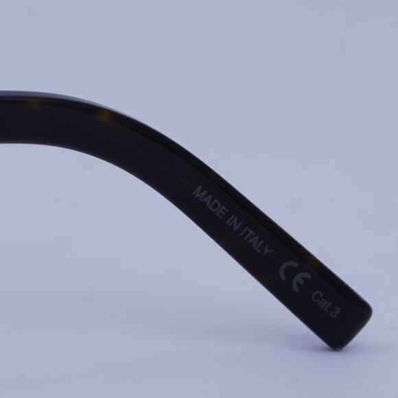 Saint Laurent SL341 002 Sunglasses Havana Square Frame, Grey Lenses - Picture 11 of 11